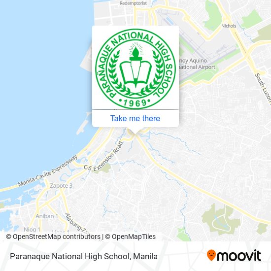 Paranaque National High School map