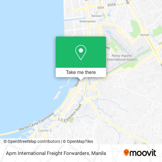 Apm International Freight Forwarders map