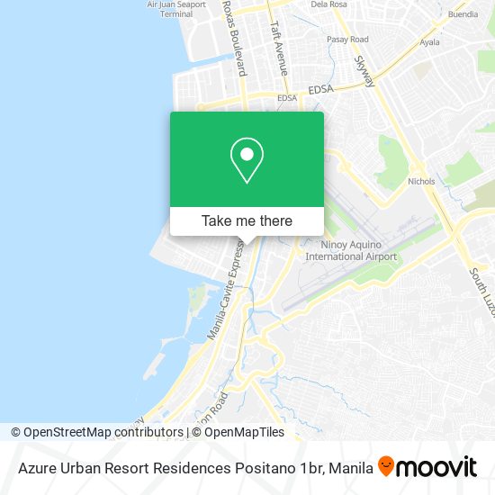 Azure Urban Resort Residences Positano 1br map