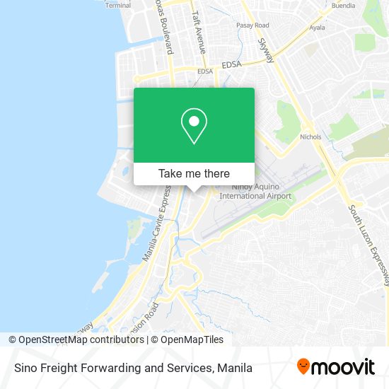 Sino Freight Forwarding and Services map