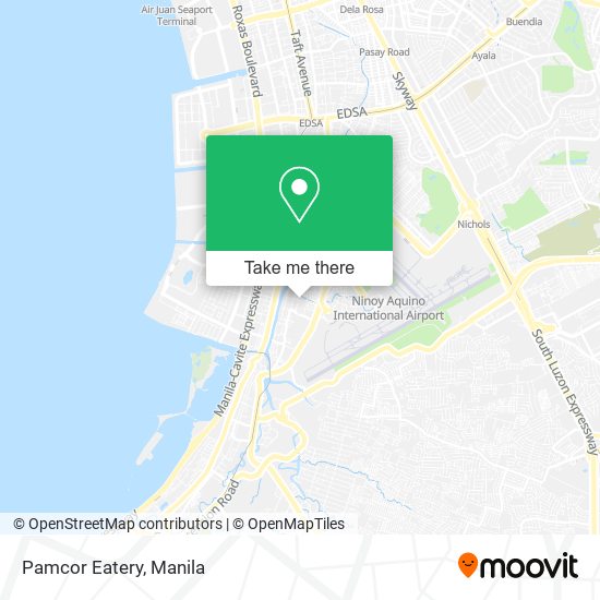 Pamcor Eatery map