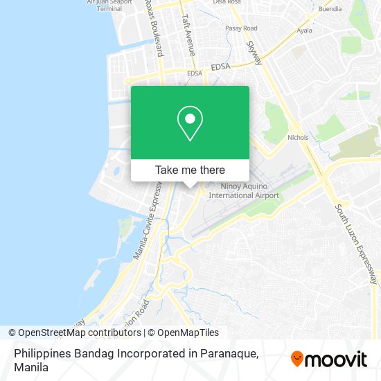 Philippines Bandag Incorporated in Paranaque map