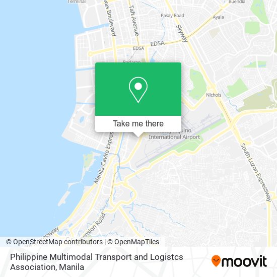 Philippine Multimodal Transport and Logistcs Association map
