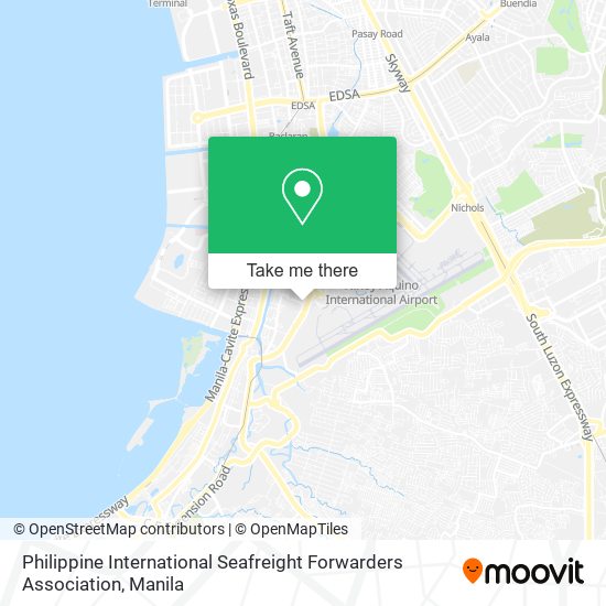 Philippine International Seafreight Forwarders Association map