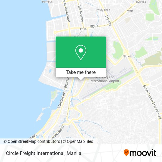 Circle Freight International map