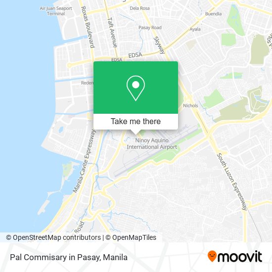 Pal Commisary in Pasay map