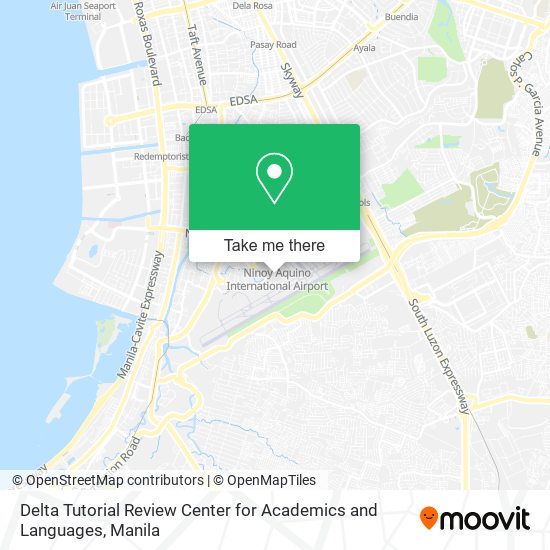 Delta Tutorial Review Center for Academics and Languages map
