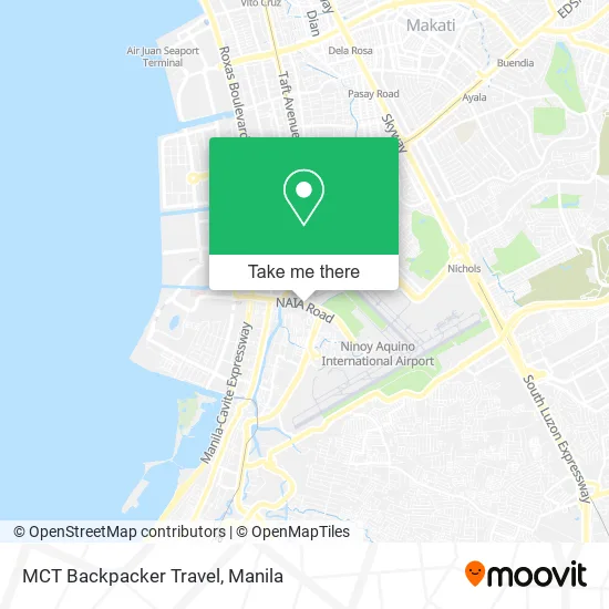 MCT Backpacker Travel map