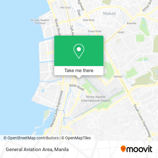 General Aviation Area map