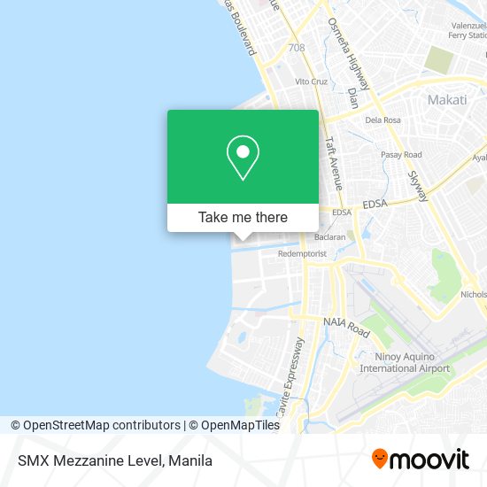 SMX Mezzanine Level map