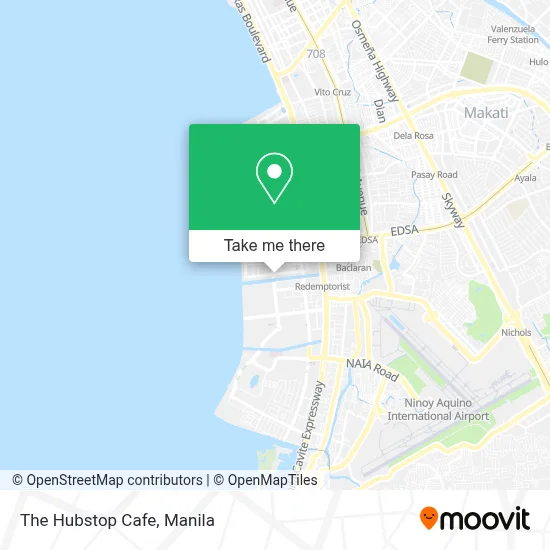 The Hubstop Cafe map