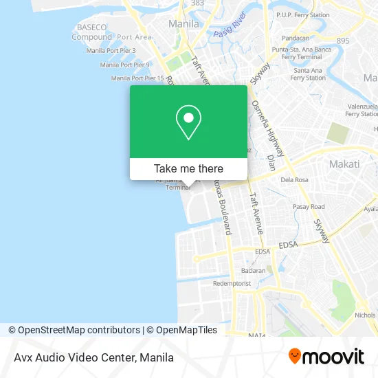 Avx Audio Video Center map