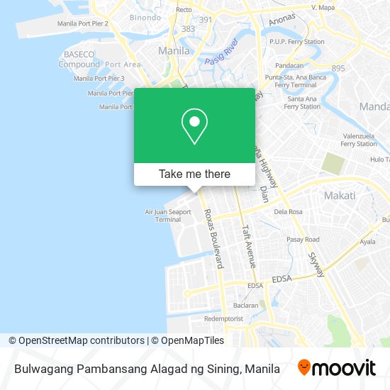 Bulwagang Pambansang Alagad ng Sining map