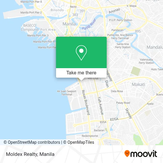 Moldex Realty map