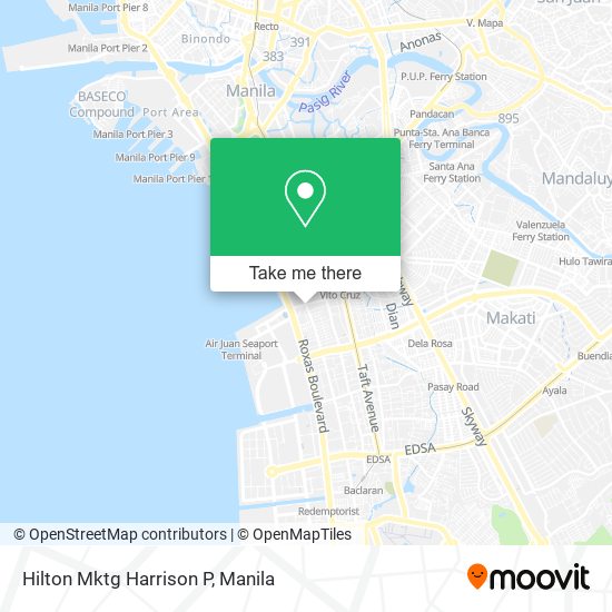 Hilton Mktg Harrison P map