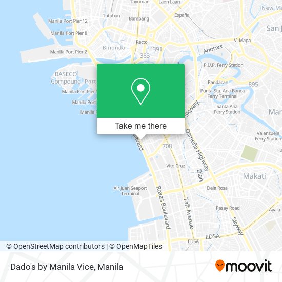 Dado's by Manila Vice map