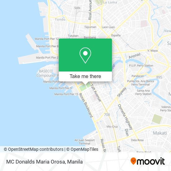 MC Donalds Maria Orosa map