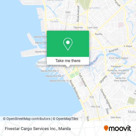 Fivestar Cargo Services Inc. map