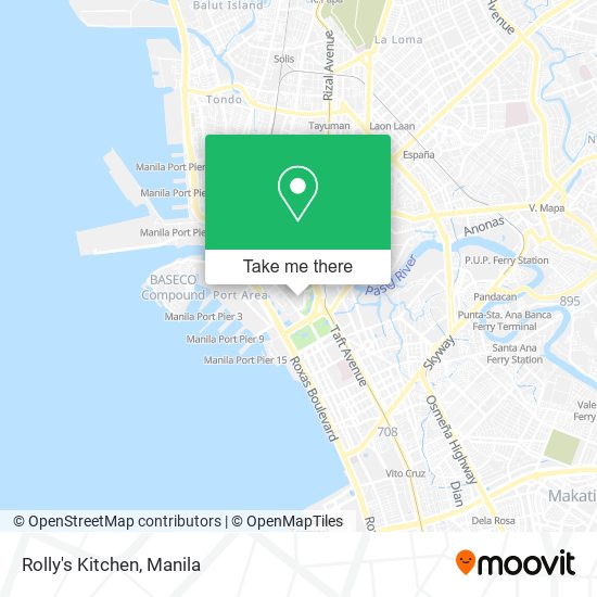 Rolly's Kitchen map