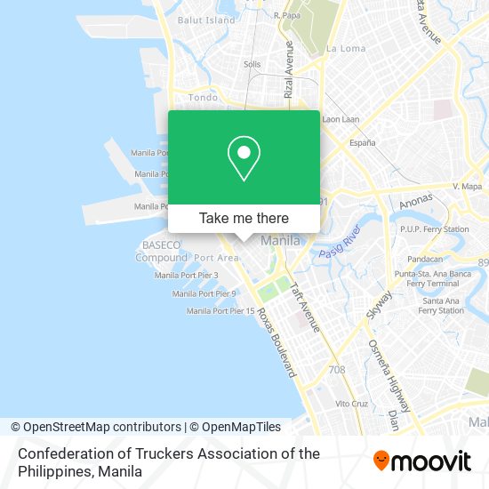 Confederation of Truckers Association of the Philippines map