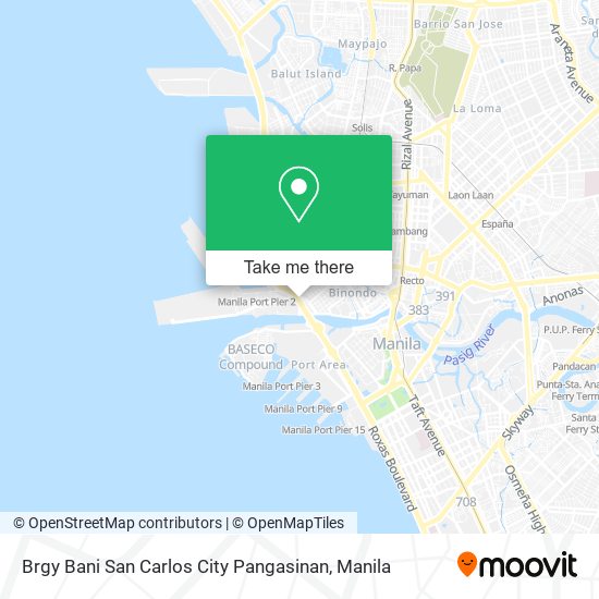 Brgy Bani San Carlos City Pangasinan map