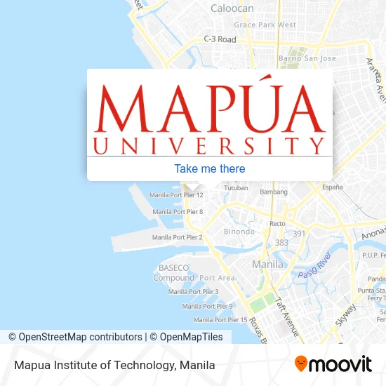 Mapua Institute of Technology map