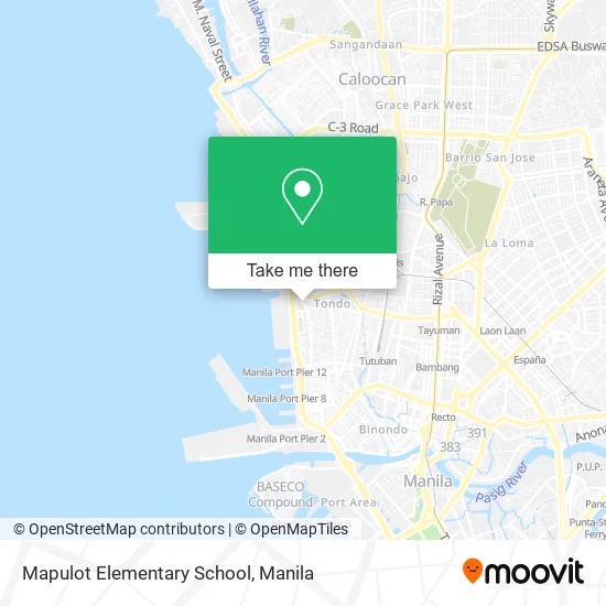 Mapulot Elementary School map