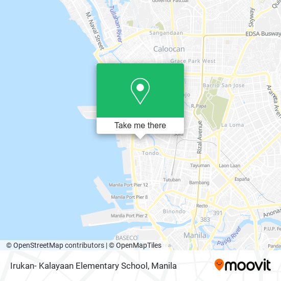 Irukan- Kalayaan Elementary School map