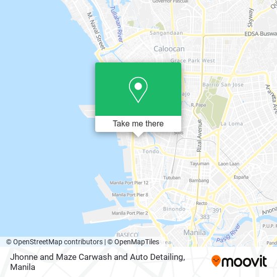 Jhonne and Maze Carwash and Auto Detailing map