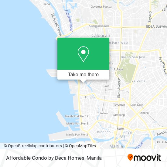 Affordable Condo by Deca Homes map