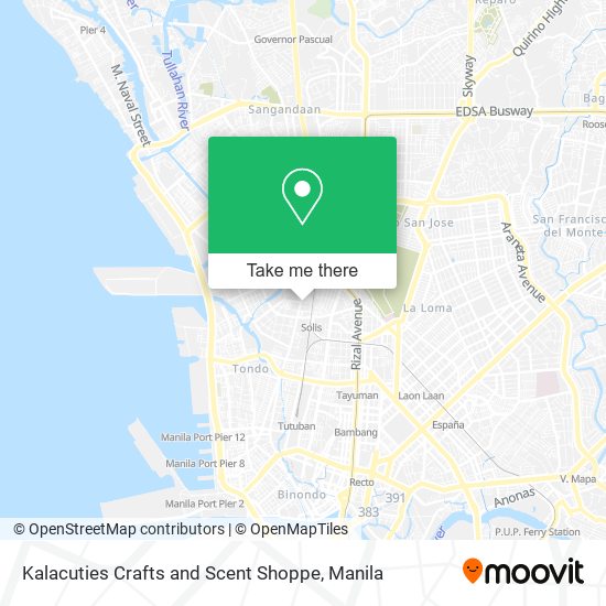 Kalacuties Crafts and Scent Shoppe map