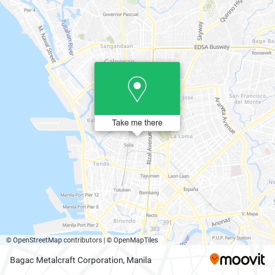 Bagac Metalcraft Corporation map