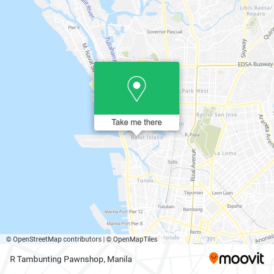 R Tambunting Pawnshop map