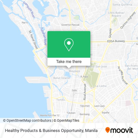 Healthy Products & Business Opportunity map