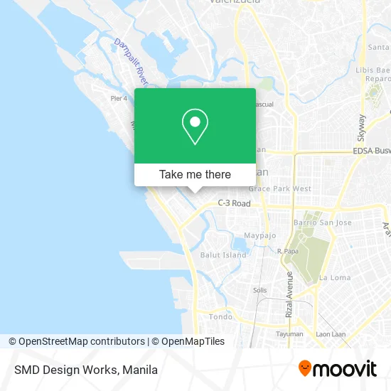 SMD Design Works map