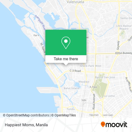 Happiest Moms map