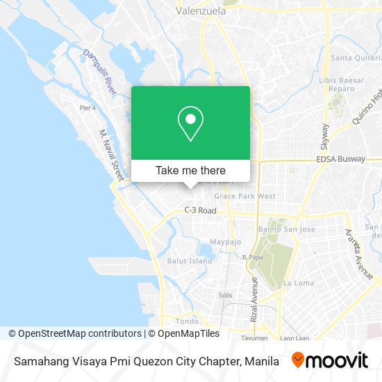 Samahang Visaya Pmi Quezon City Chapter map