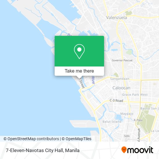 7-Eleven-Navotas City Hall map