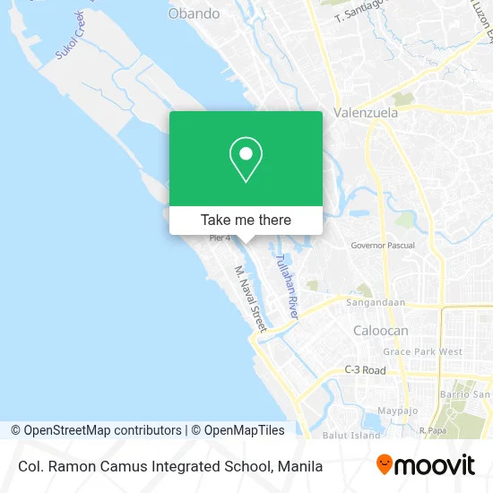 Col. Ramon Camus Integrated School map