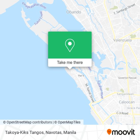 Takoya-Kiks Tangos, Navotas map