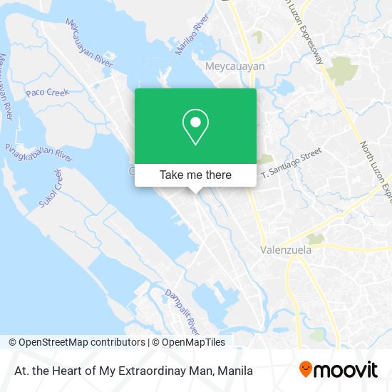 At. the Heart of My Extraordinay Man map