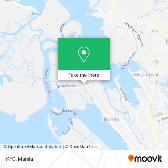 KFC map