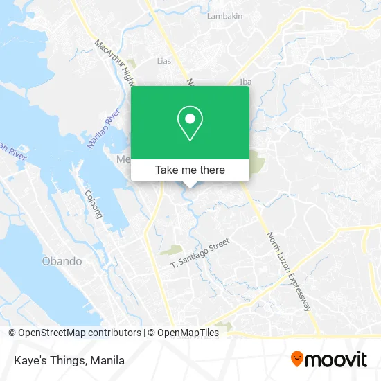 Kaye's Things map