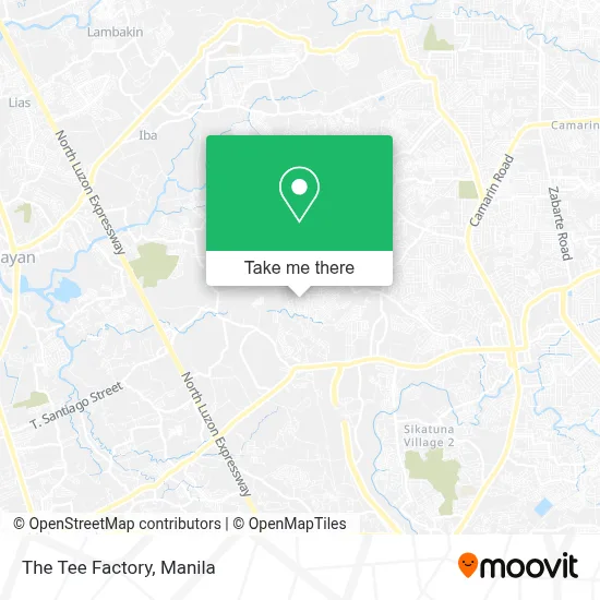 The Tee Factory map