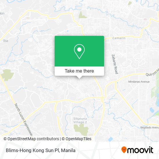 Blims-Hong Kong Sun Pl map