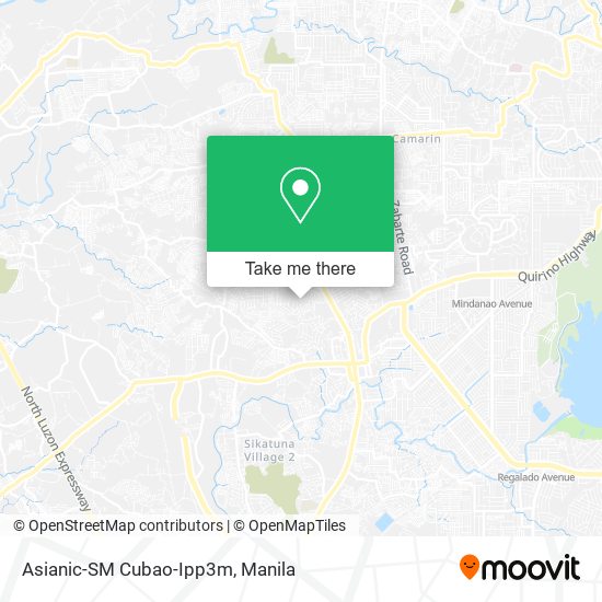 Asianic-SM Cubao-Ipp3m map