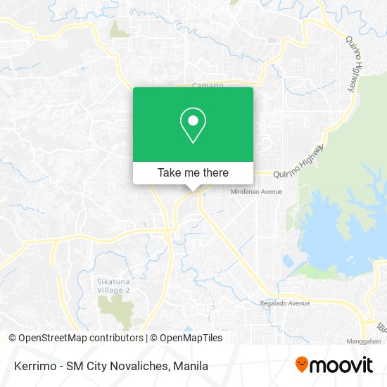 Kerrimo - SM City Novaliches map