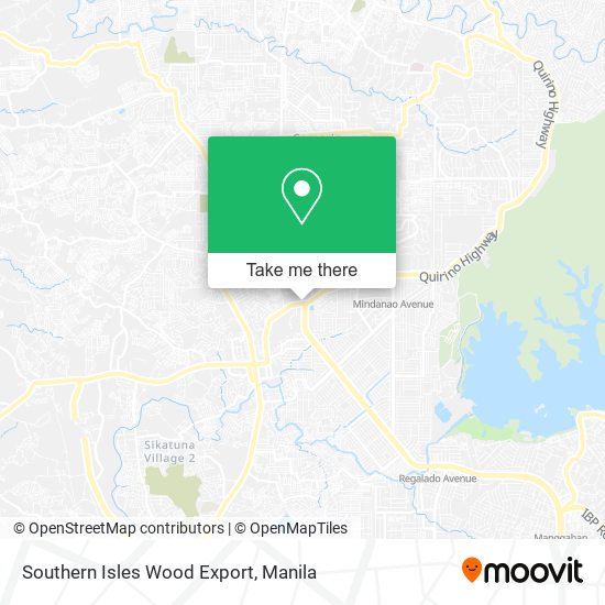 Southern Isles Wood Export map