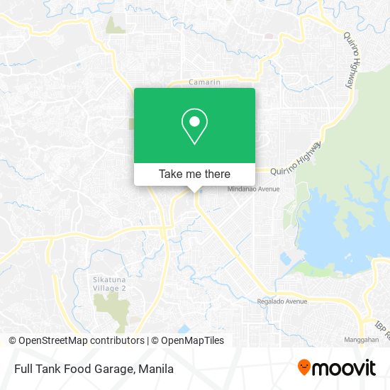 Full Tank Food Garage map