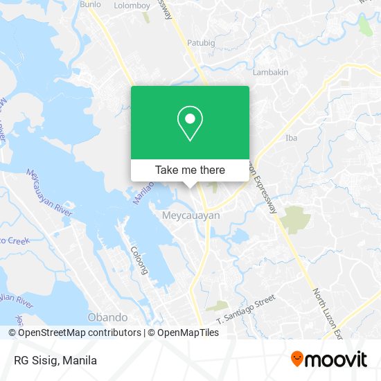 RG Sisig map